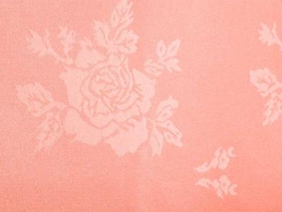 Damask Table Cloths Rose - 45"x45" White